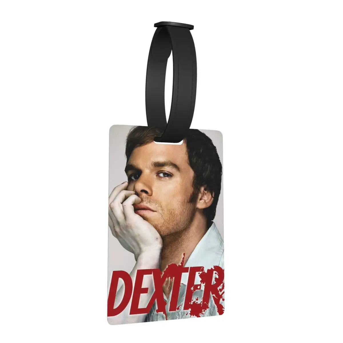

Dexter Morgan Movies Luggage Tags Suitcase Accessories Travel Portable Baggage Boarding Tag Label Holder ID Name Address