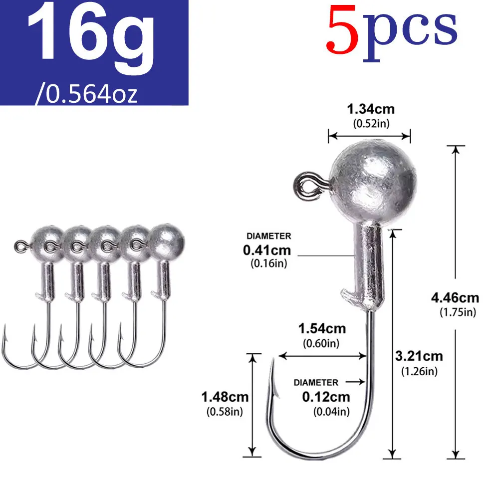 Lurestiker Box Paket 1g 2g 3g 4g 8g 10g 12g 14g 18g 20g 25g 28g Kurbel Angeln Jig Kopf Haken für Weichköder Wurm Köder Tackle