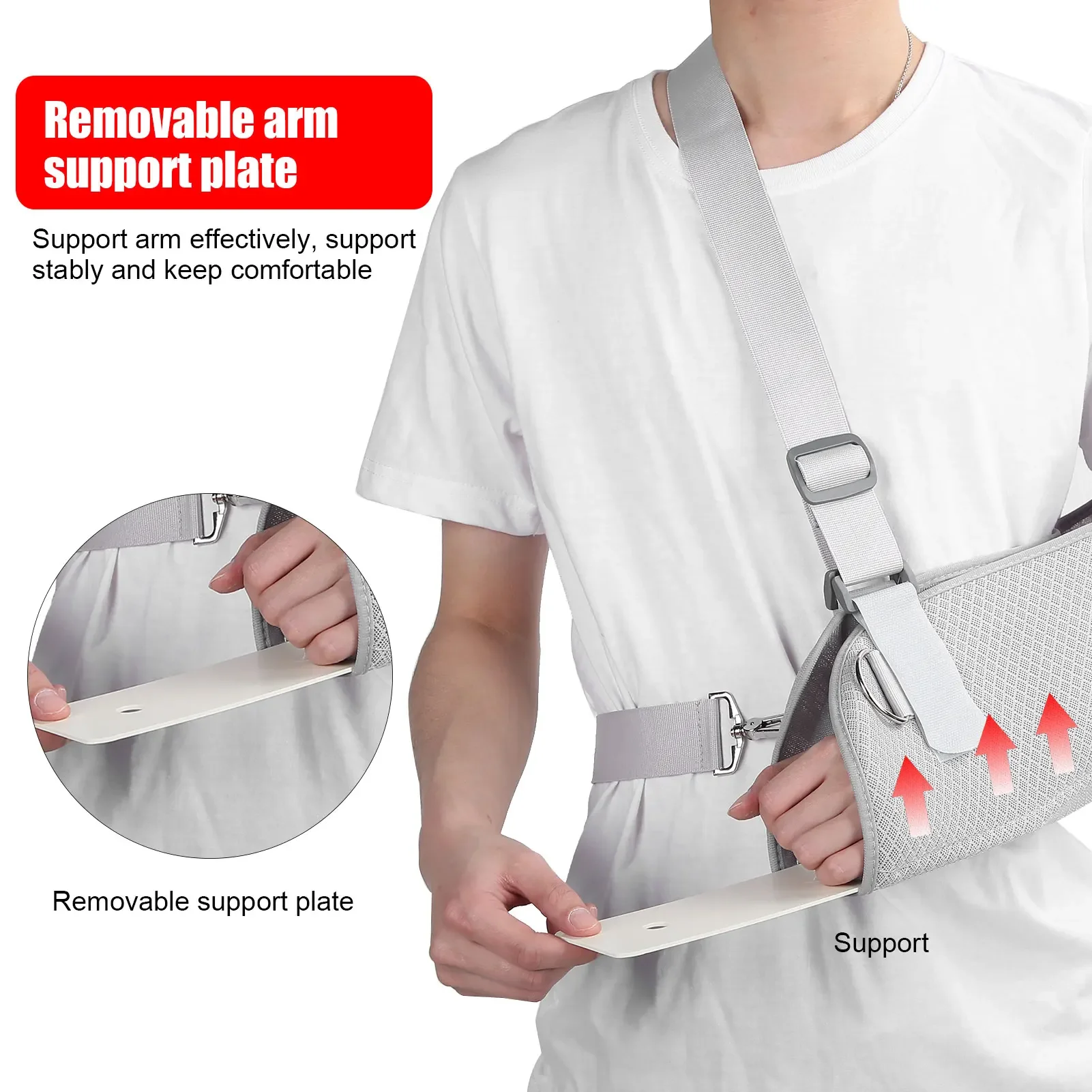 Double fixation Arm Sling Support Shoulder Arm Dislocation Wrists Joint Sprain Forearm Fracture Fixation Elbow Joints Treatments