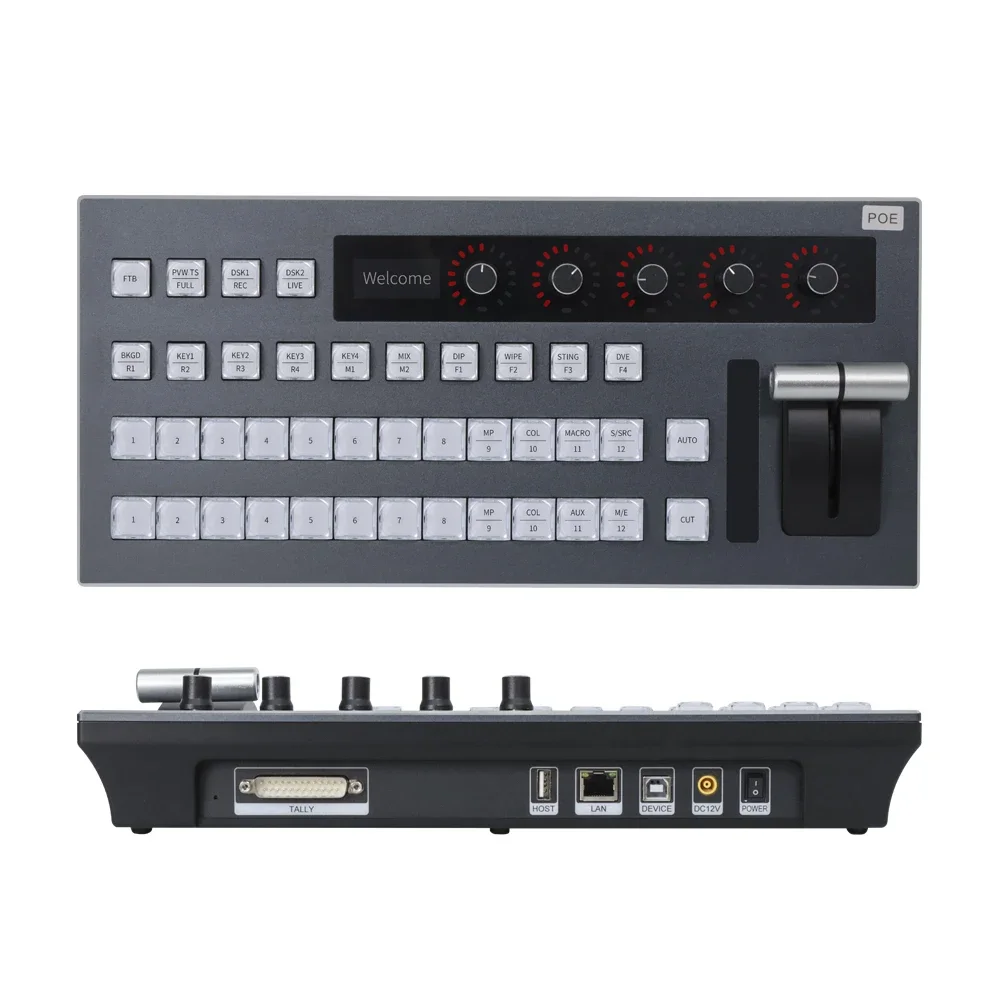 ATEM switcher stream 12 channels Radio Studio Equipment USB video mixer switch switch blackmagic atem mini video switcher