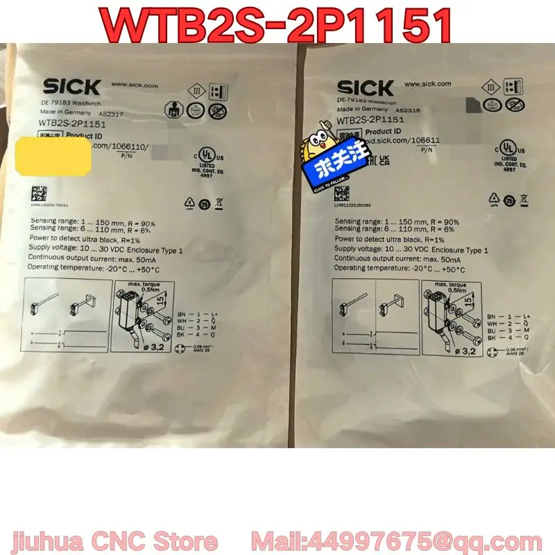 

New WTB2S-2P1151 photoelectric sensor