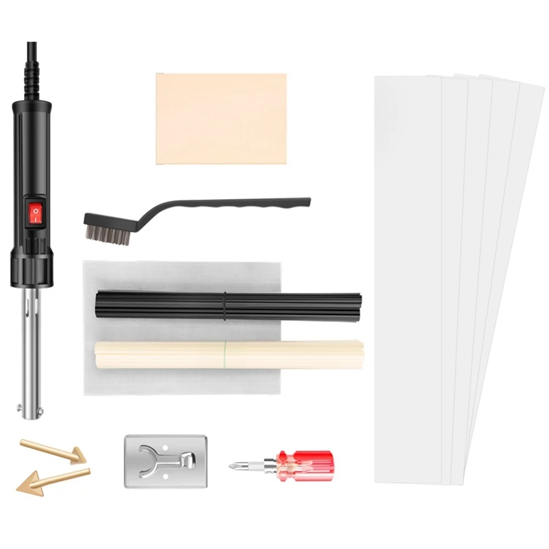 

150W Plastic Welder Kit Electric Soldering Iron Household Welding Tools Automobile Bumper Maintenance Tools US Plug Easy Install