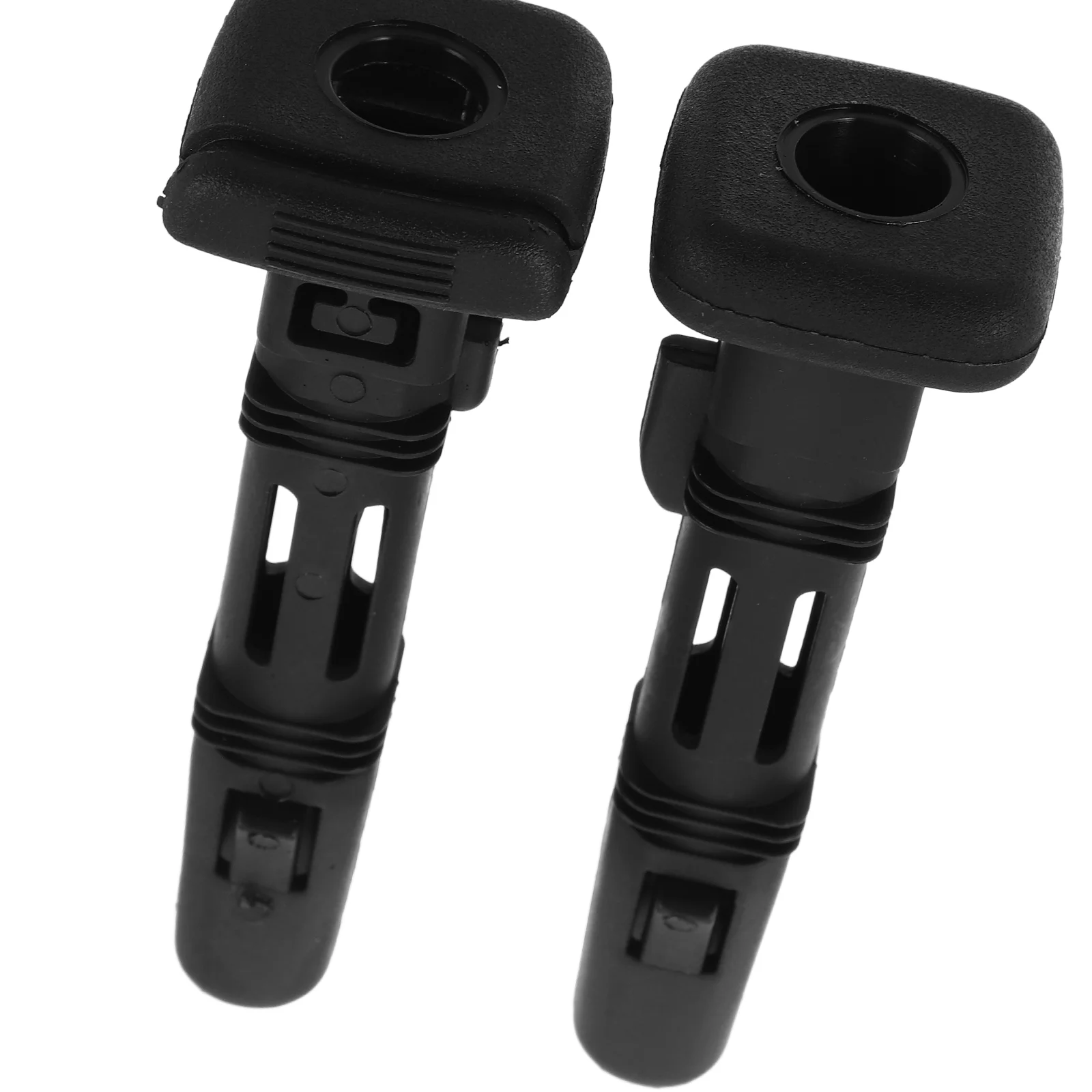 2 Pcs Adjustable Locking Headrest Guide Insert Plastic Tube 12.7Mm Headrests Post Universal Fit Car Seat Front Rear Clips