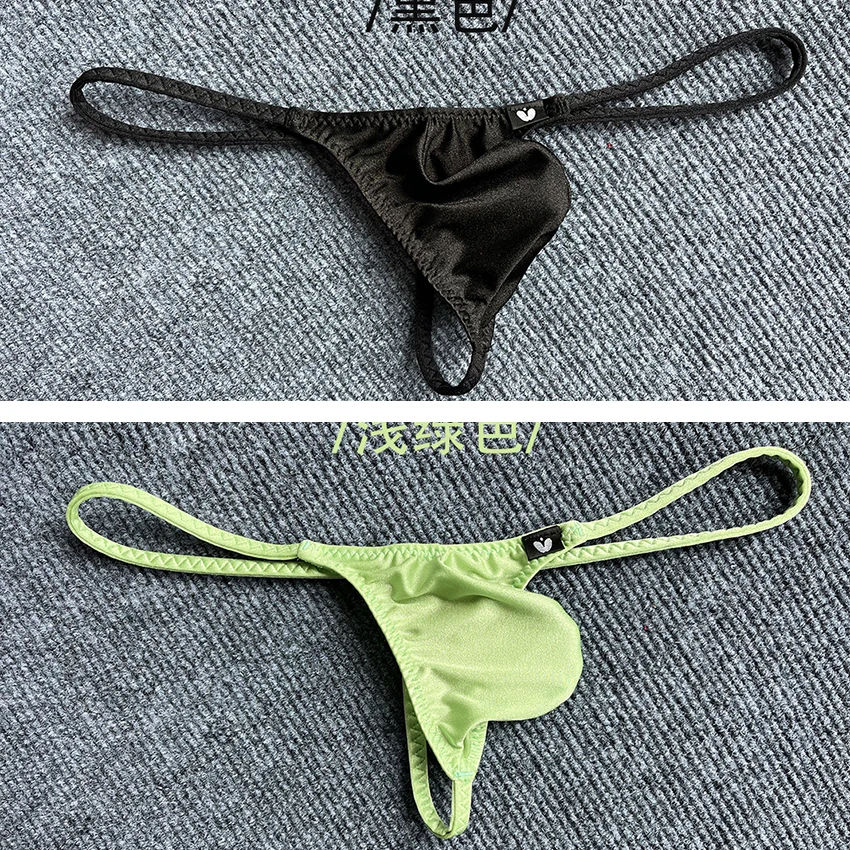 SEXY MENS G-STRINGS AND THONGS UNDERWEAR ELASTIC PENIS POUCH GAY MEN G-STRINGS