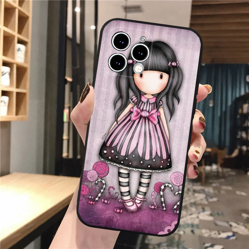 Cute-Gorjuss Girl Phone Case For iphone 16 15 14 Pro Max 16 15 14 13 12 Pro 15Plus iphone 11 Shell