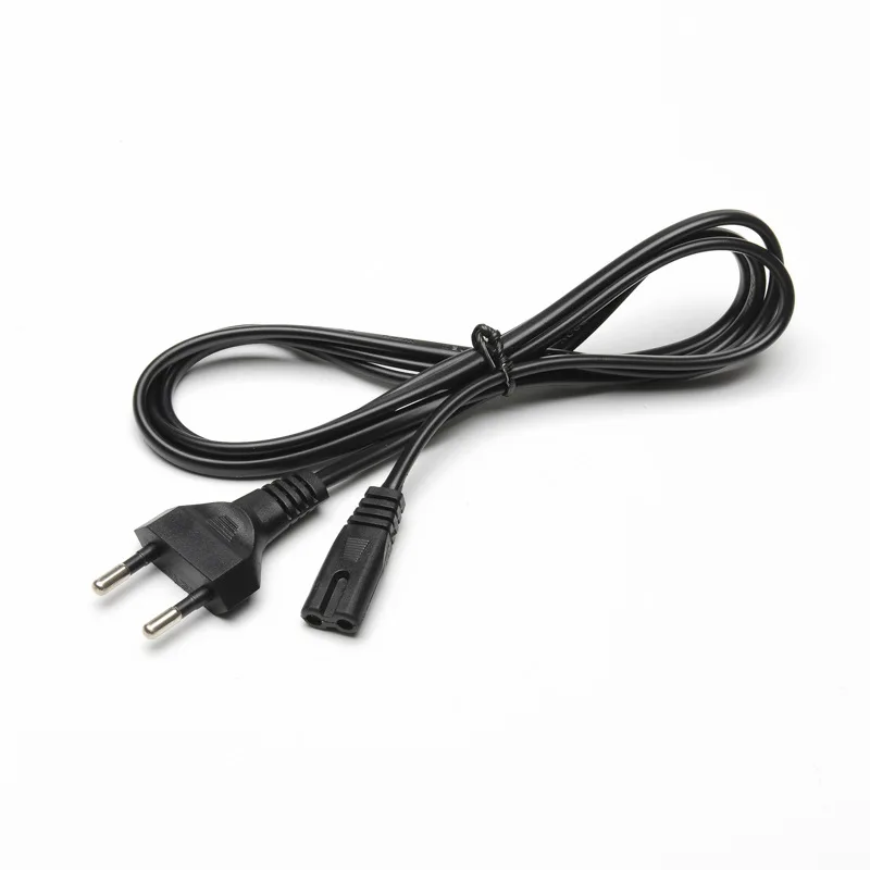 C7สั้นไปยัง EU European ปลั๊ก2-PIN AC สายไฟตะกั่ว0.6เมตรรูปที่8