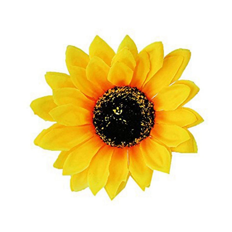 5X Floral Autumn Sunflower Crown Hair Accessories Bridal Tiara Holiday Hair With Sunflower Hair Accessories