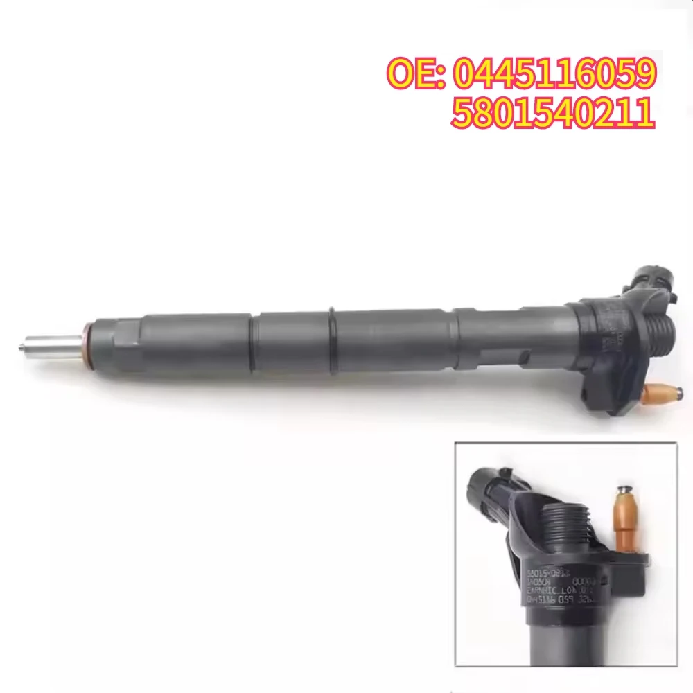 Diesel Fuel Injector 0445116059 5801540211 For Iveco Daily / Fiat Ducato / Boxer Jumper 3.0D