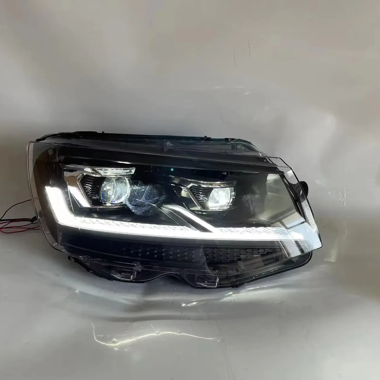 

Фара для Volkswagen VW Caravelle 2016-2020, модификация фар Multivan T6, полностью светодиодные фары, указатель поворота в сборе