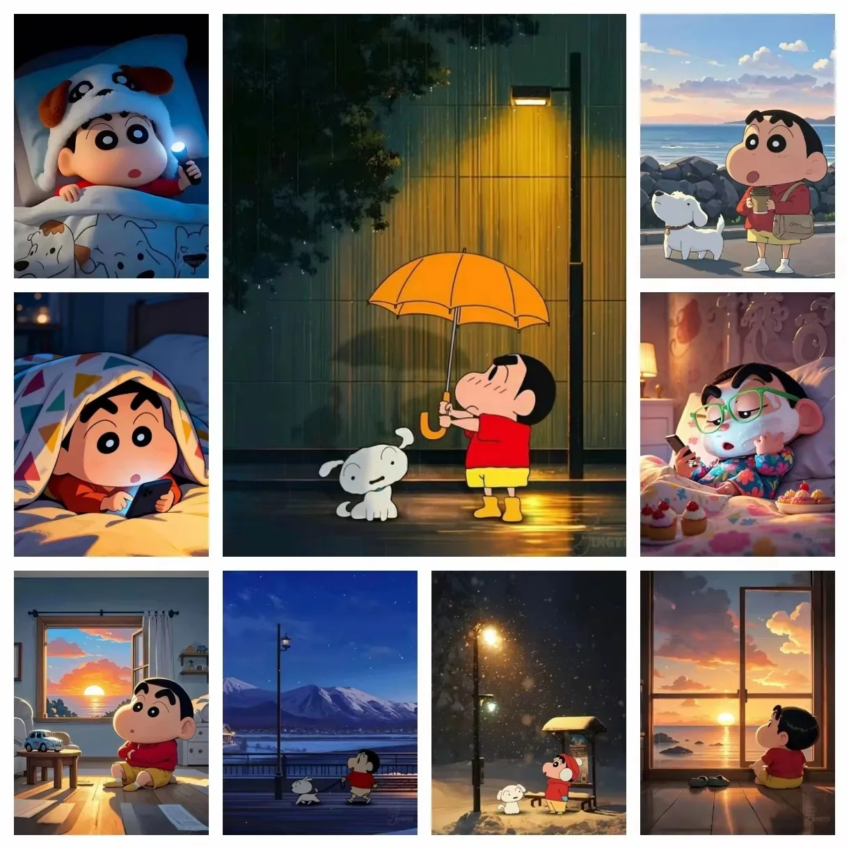 1000 Pieces Jigsaw Puzzle 2026 New Crayons Shin Little White Cartoon For Adults Ideal For Stress Relief And Relaxation