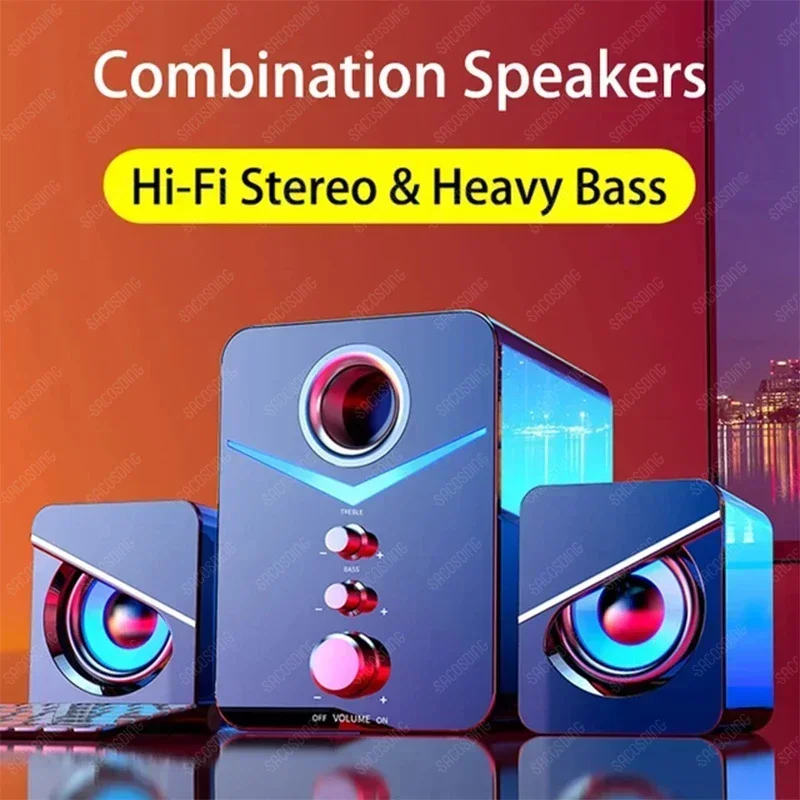 

Home Theater System Caixa De Som PC Bass Subwoofer Bluetooth Speaker Computer Speakers Music Boombox Desktop Laptop Altavoces TV