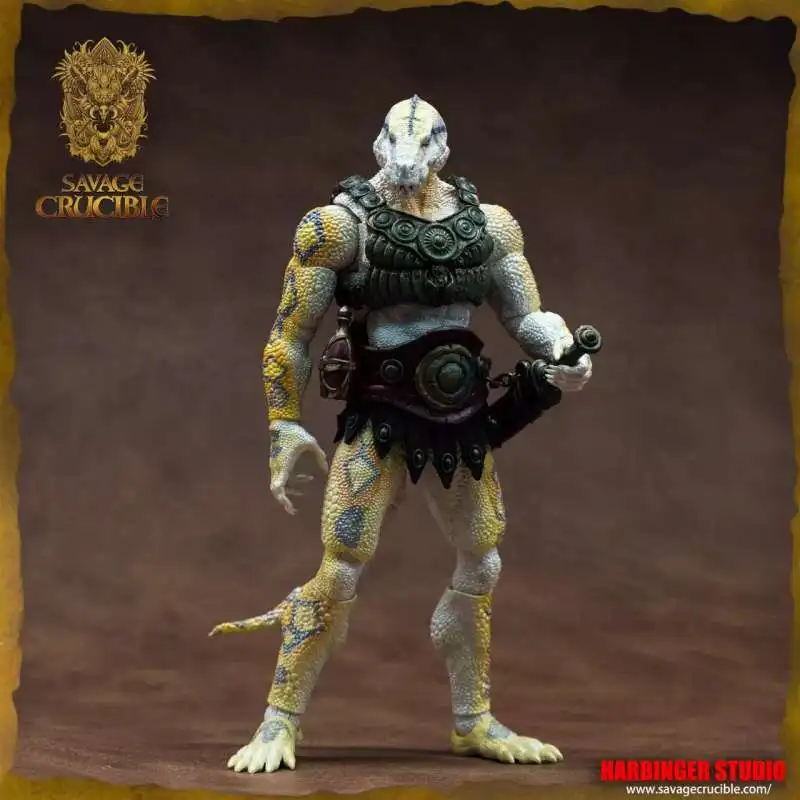 

In Stock Albino Lizard Savage Furnace 1 Wave Limited Purple Stone Soldier 1/12 Moving Doll Figure Model Charm Collectible Gift