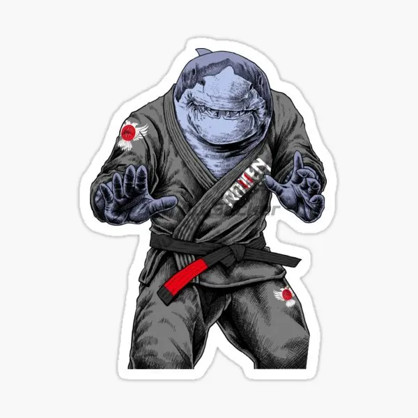 Brazilian Jujutsu JU-JITSU Shark Gorilla Car Sticker Suitable for Any Smooth Flat PVC Material Vinyl Waterproof Anti-UV Decal