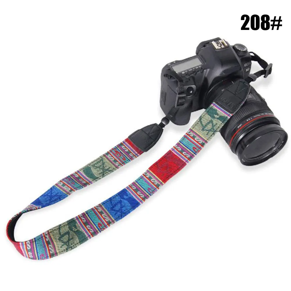 Camera Neck Shoulder Strap Adjustable Fashion Slr Camera Photography Belt Compatible For Canon Sony Panasonic