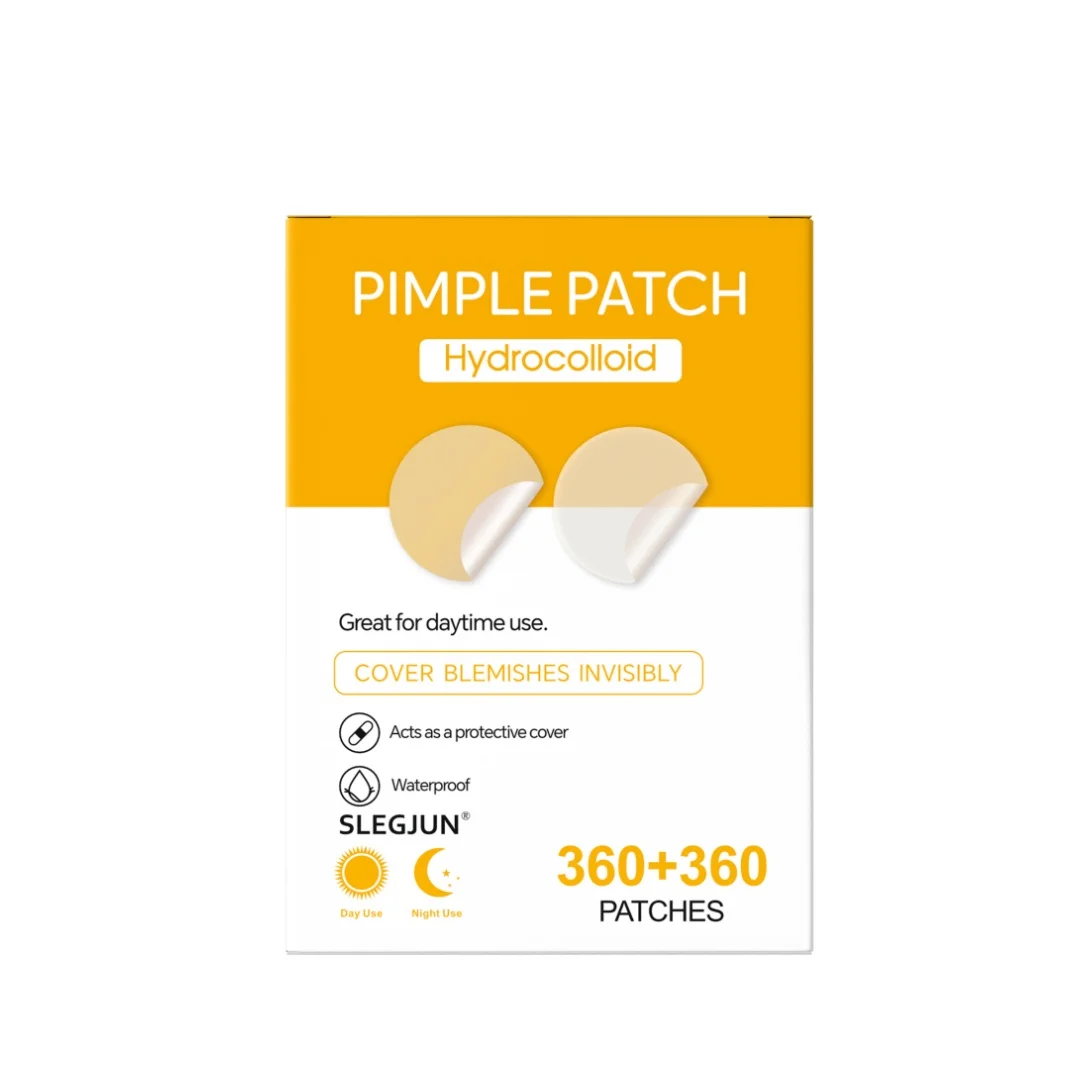 360 Adesivos Redondos de Hidrocoloide para Acne - Impermeáveis, Respiráveis, Suaves | Transparente Diário/Pré-maquilhagem | Viagem e Festa | Todos os 