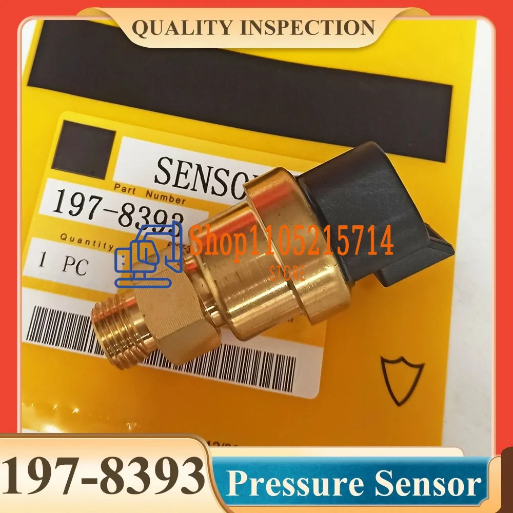197-8393 Excavator Parts Pressure Sensor 161-1703 for C7 C9 Engine 324D 325D 329D 330C 336D 1978393 1611703
