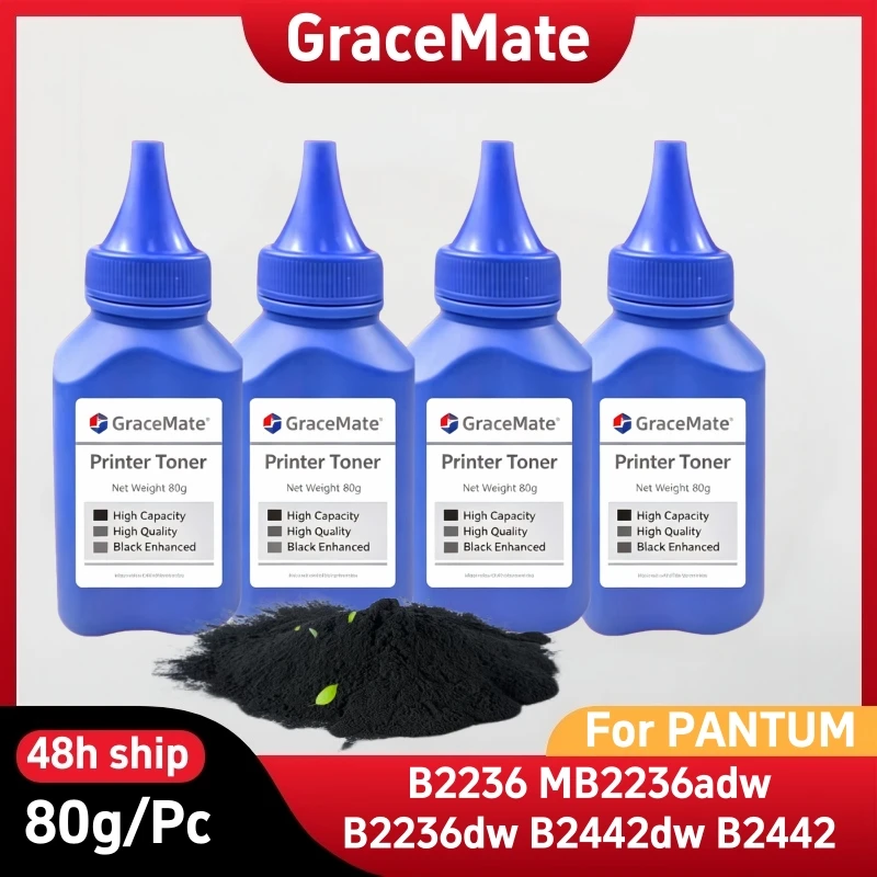 80g Toner Powder for Lexmark 2236 2442 2546 2650 B2236 MB2236adw B2236dw B2442dw B2442 MB2236 B2546dn B2546 B2650dn B2650