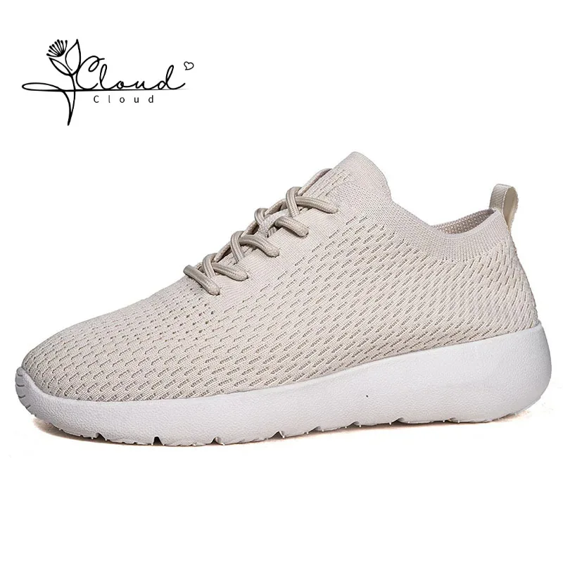 Plus Size Summer Breathable Mesh Running Shoes for Men Men's Thick Soled Flying Woven Sneakers Not Boring Feet Men's Shoes