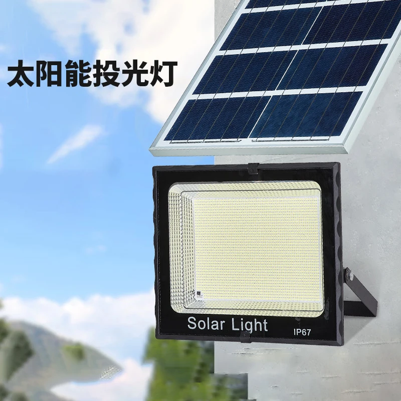 2023 Solar Flood Light 373 LED Solar Lamp Spotlight LED High Power Light Remote Control IP67 Waterproof Outdoor Street Lights