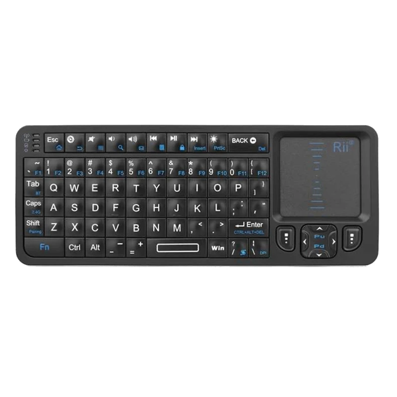 Mini Bluetooth Keyboard, Backlit Wireless Keyboard With IR Learning,2.4G Portable Keyboard With Touchpad For LEGION Go