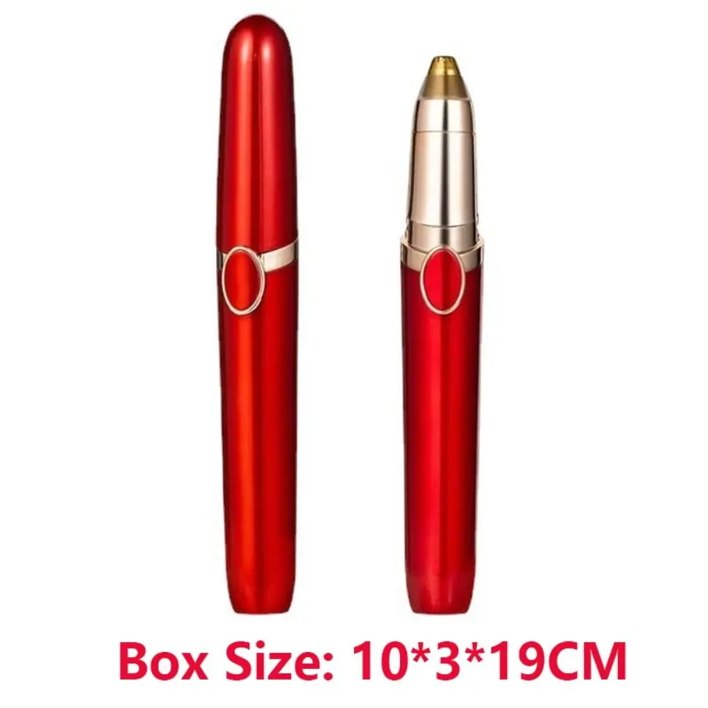 جديد لينة الكهربائية أداة قص الحواجب قابلة للشحن حجم صغير المشكل ماكينة حلاقة أحمر الشفاه شكل لنزع الشعر النساء المشكل ماكينة حلاقة #5