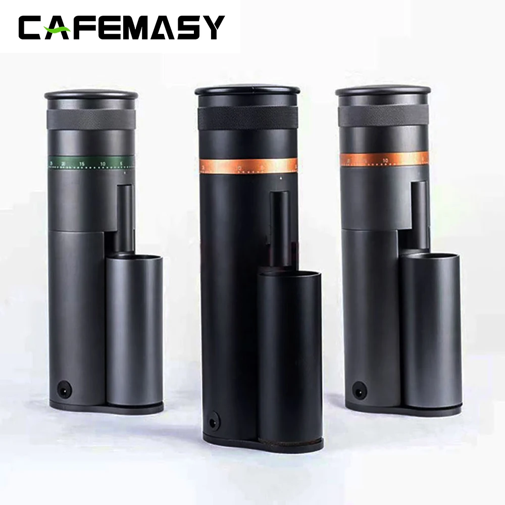 

CAFEMASY Electric Coffee Grinder 420 Stainless Steel Conical Burr Grinder Portable Coffee Grinder Household Small Grinder Tools