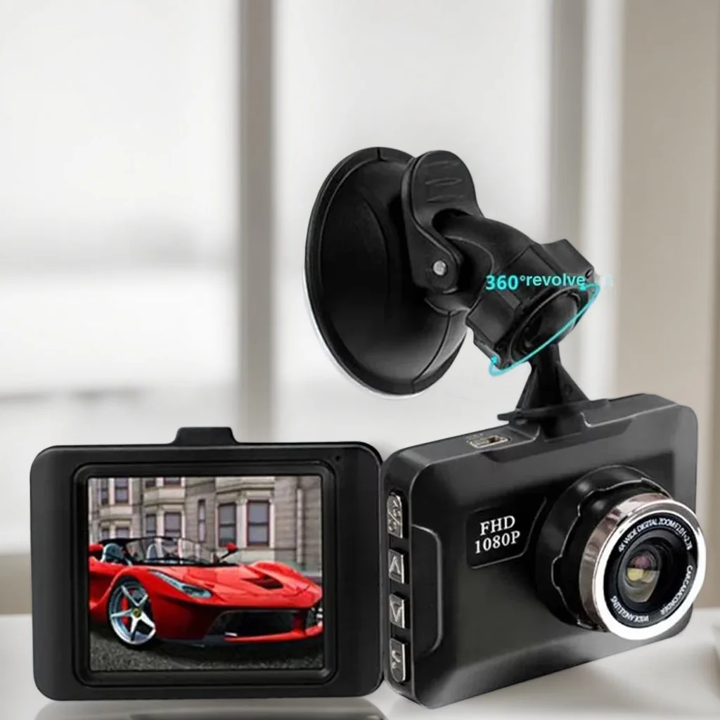 

Автомобильный видеорегистратор FHD 1080P с ночным видением — 2,0-дюймовый мини-регистратор для записи дня/ночи и мониторинга парковки