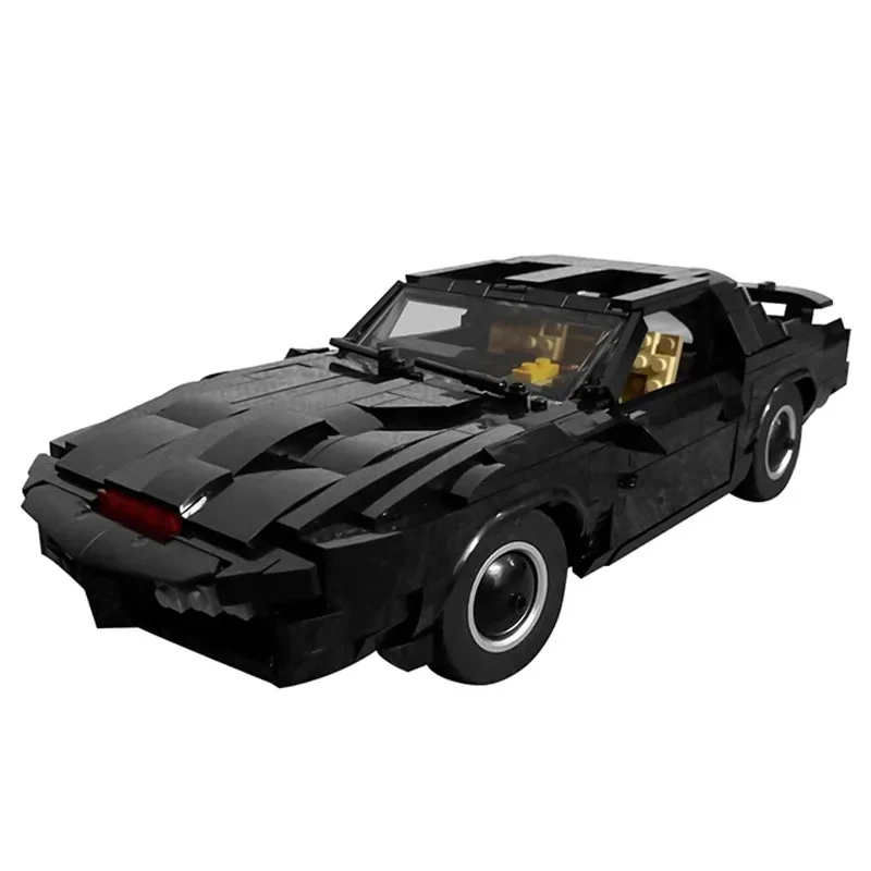 

MOC Classic Movie KITT-Knighted Ridered Super Racing Car Building Block Speed Champions Sports Vehicle Technical Brick Toy Gift