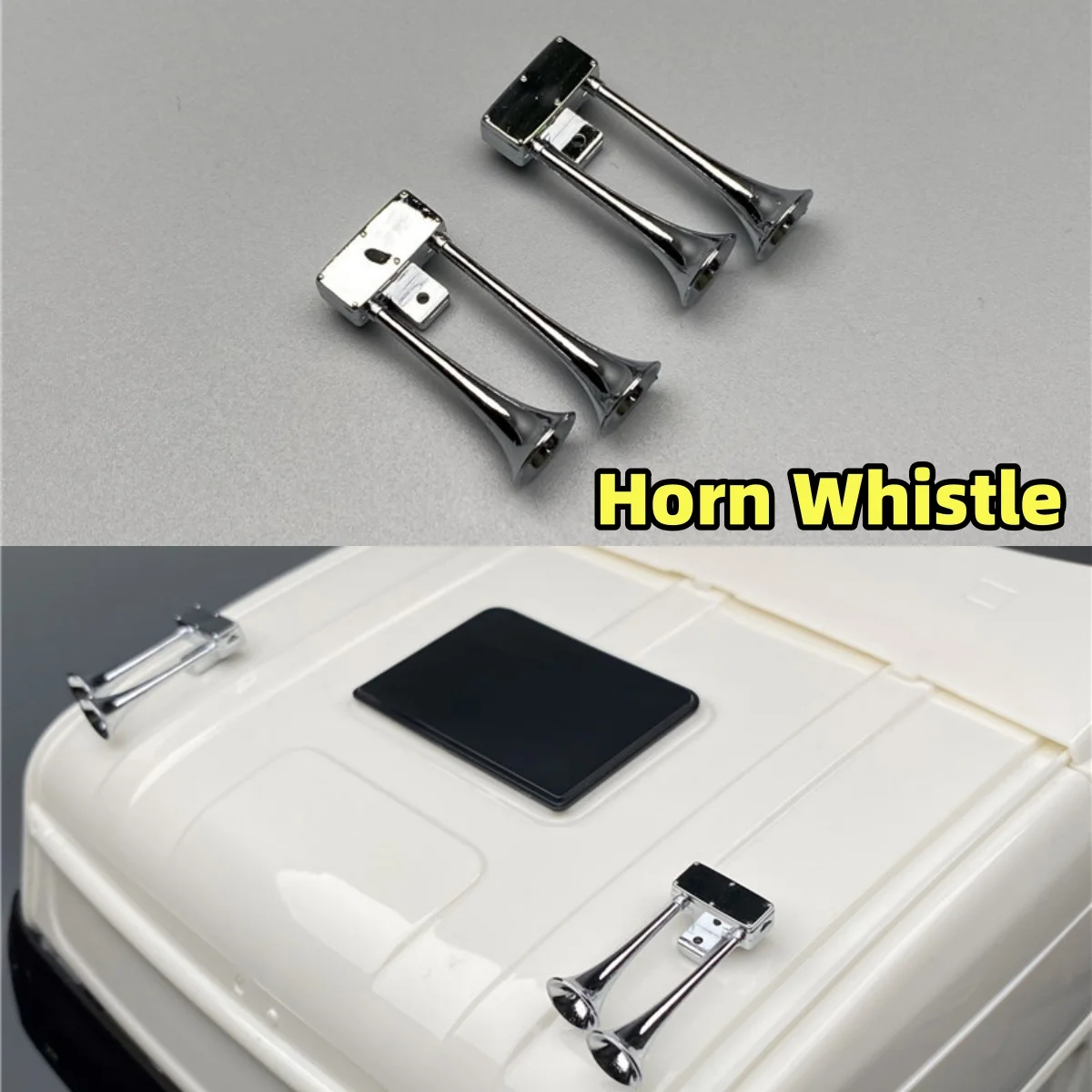 Металлический звуковой свисток, самосвал для 1/14 Mercedes-Benz Tamiya RC, модель с дистанционным управлением, трактор Gl, модифицированный прицеп, детали для самостоятельного изготовления