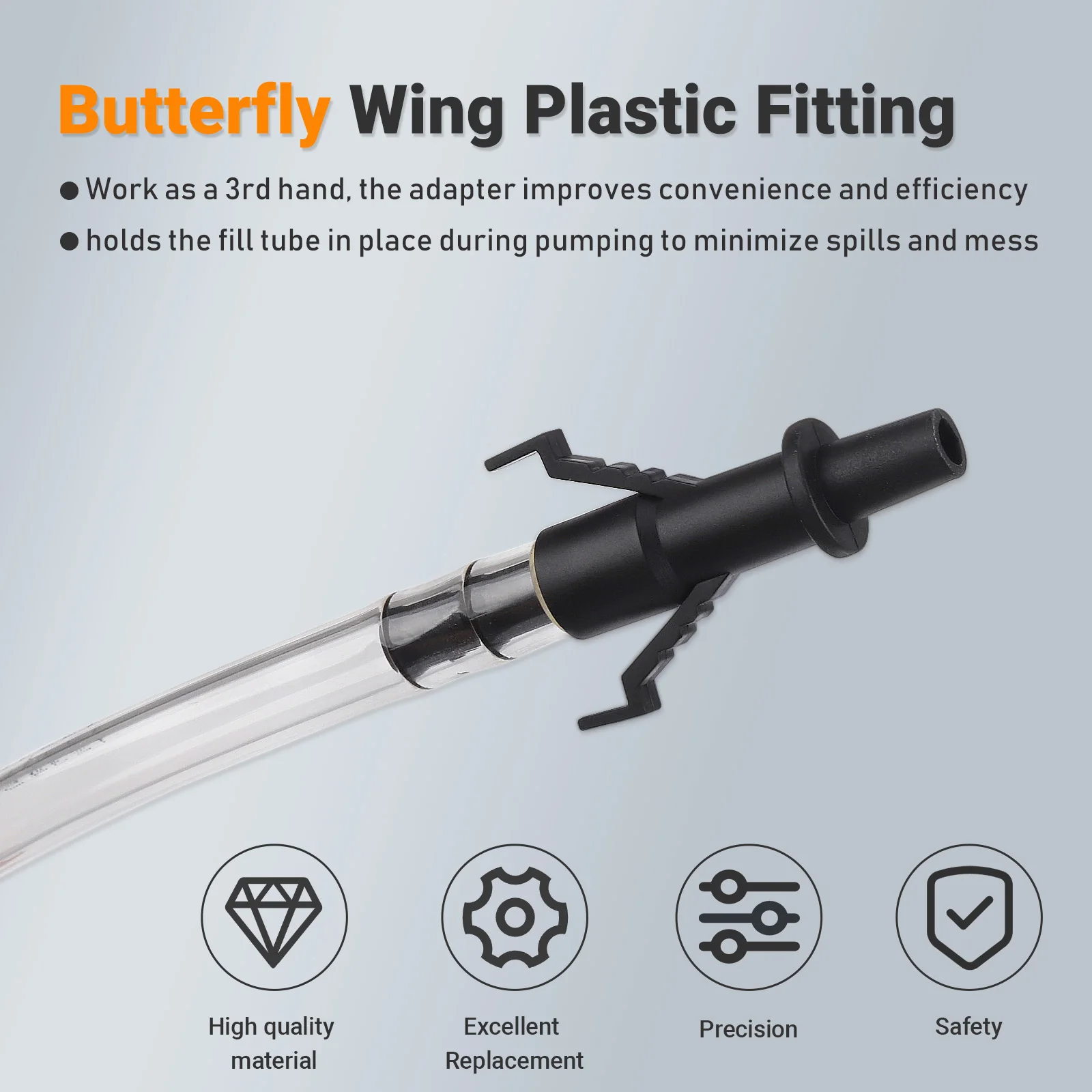 新しい互換性のあるマニュアルギアオイルディフューザー・トランスミッションフルードポンプ、3rdハンドアダプター付き、標準クォートボトル対応、金属製、車・トラック用