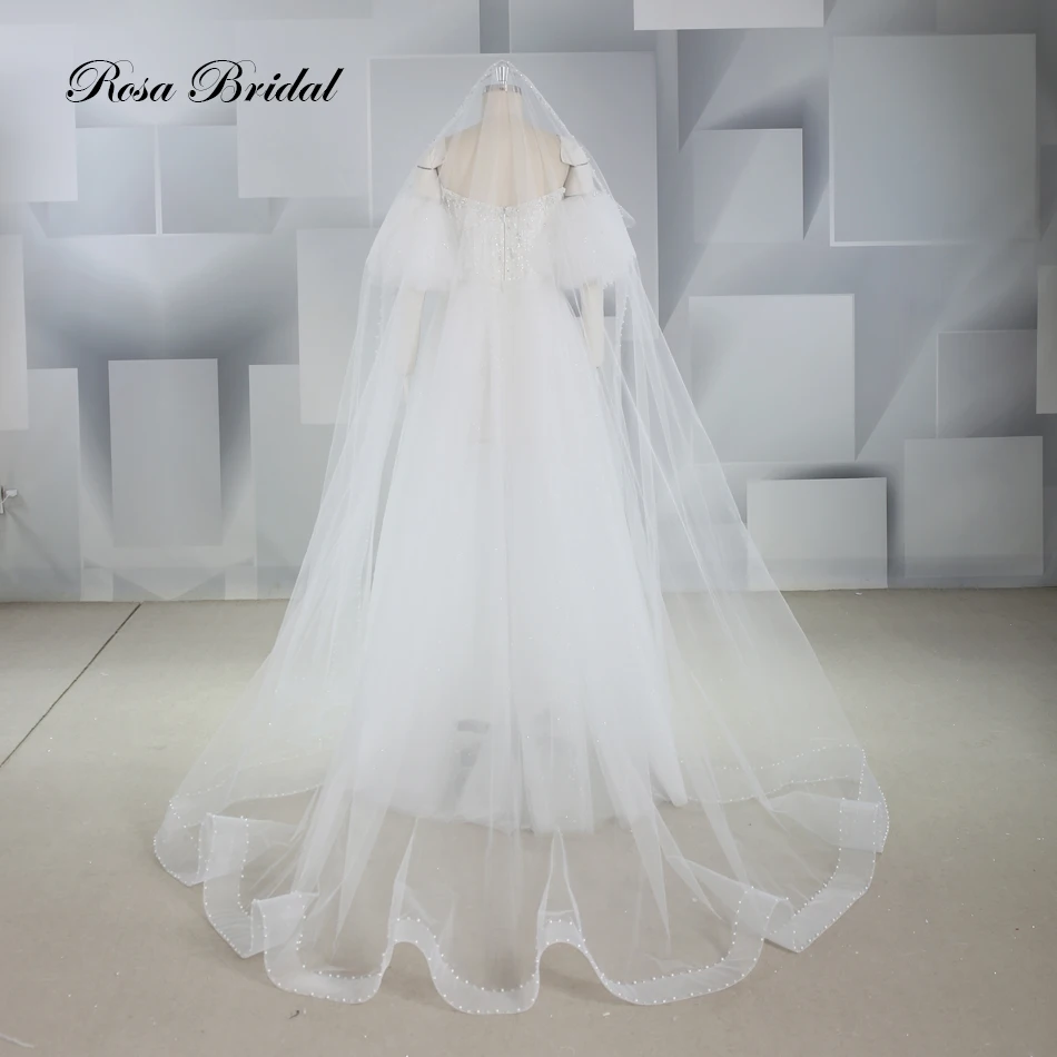 Hot Sale Two In One Beads Wedding Dress With Detachable Train