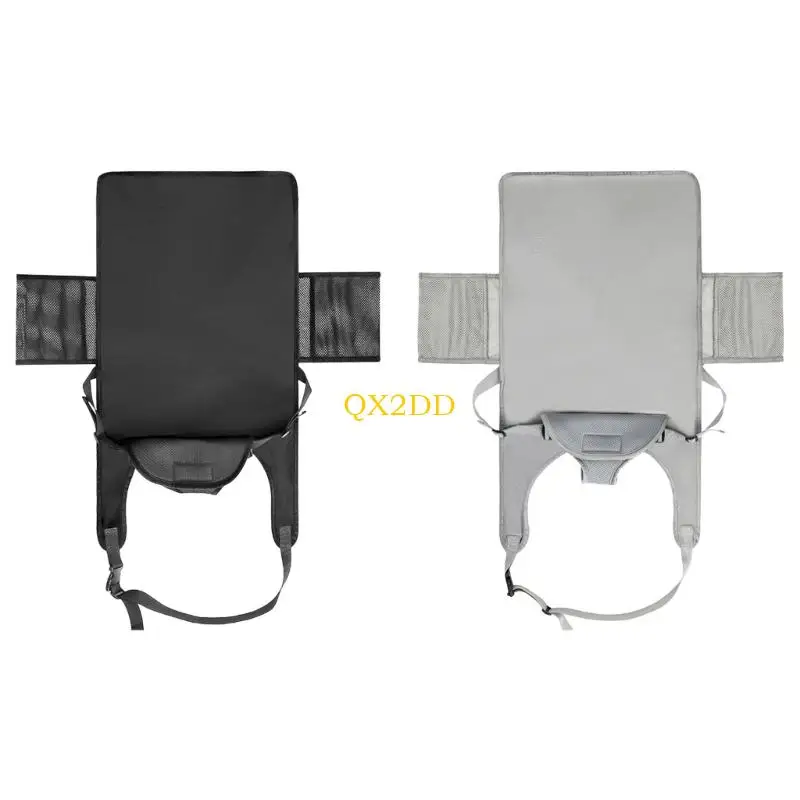 QX2D Foldable Infant Travel Hammock Small Design with Carry Bag Adjustable Extension for Airplanes Car & Home Use
