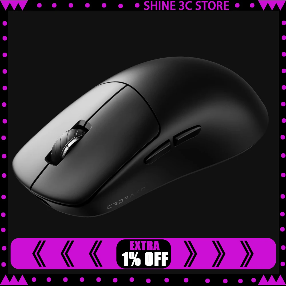 CRDRAKO KO-ONE 8K Wireless Gaming Mouse 35g Ultra Lightweight HUANO Custom Switches 54H20 Flagship Chip For FPS Valorant Gamers