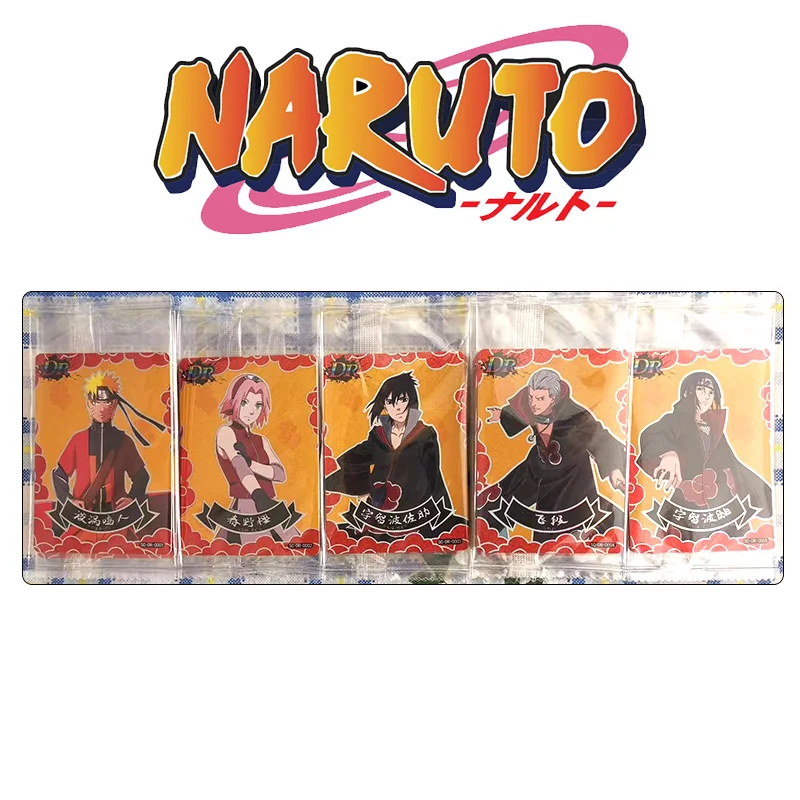 Naruto Senju Hashirama Jiraiya Uzumaki Naruto Postacie z anime Rzadka kolekcja Flash Card Kreskówkowe zabawki Prezent świąteczny