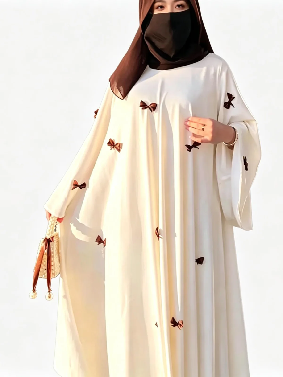 Women's dress Vintage Gentle Style Long Puff Sleeve Skirt Fairy Like product image from Kayea’s Collections