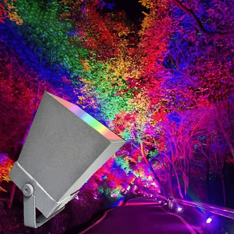 

LED Tree Floodlight RGBW Outdoor Landscape Trees Cast Light Building Wall Washing Lighting Large Garden Tree Light