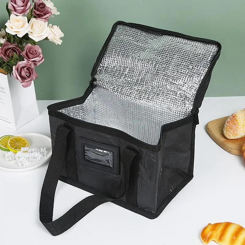 Large Capacity Insulated Lunch Bag Portable Thermal Cooler for Work Picnic Beach Hiking Outdoor Family Trips view 4