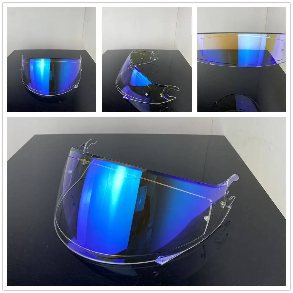 Visera de carbono espartano para Casco de motocicleta, protección UV, galvanizado, para SPARTAN SHARK/D Skwal 2