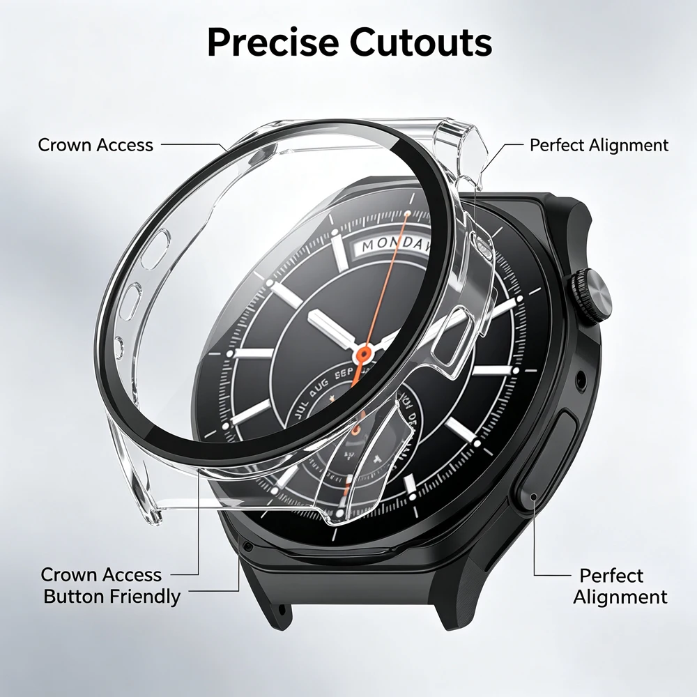 Screen Glass Protector Case Fo - Xiaomi Smartwatch Accessories 评论和价格