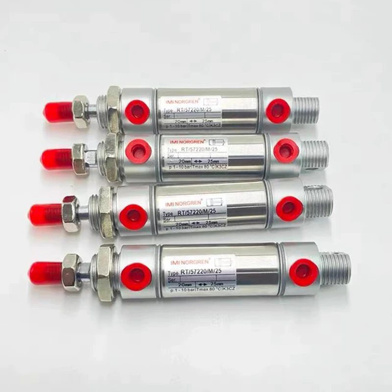 RT/57316 Series Pneumatic Cylinder M Type, Bore 20/25/32mm Stroke 25‑50‑75‑100‑125‑150‑200mm Air Cylinder