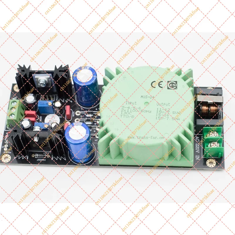 LM317 LM337 Adjustable Voltage Stabilizer Board Kit | DIY Power Supply Module Compatible with Talema Toroidal Transformer