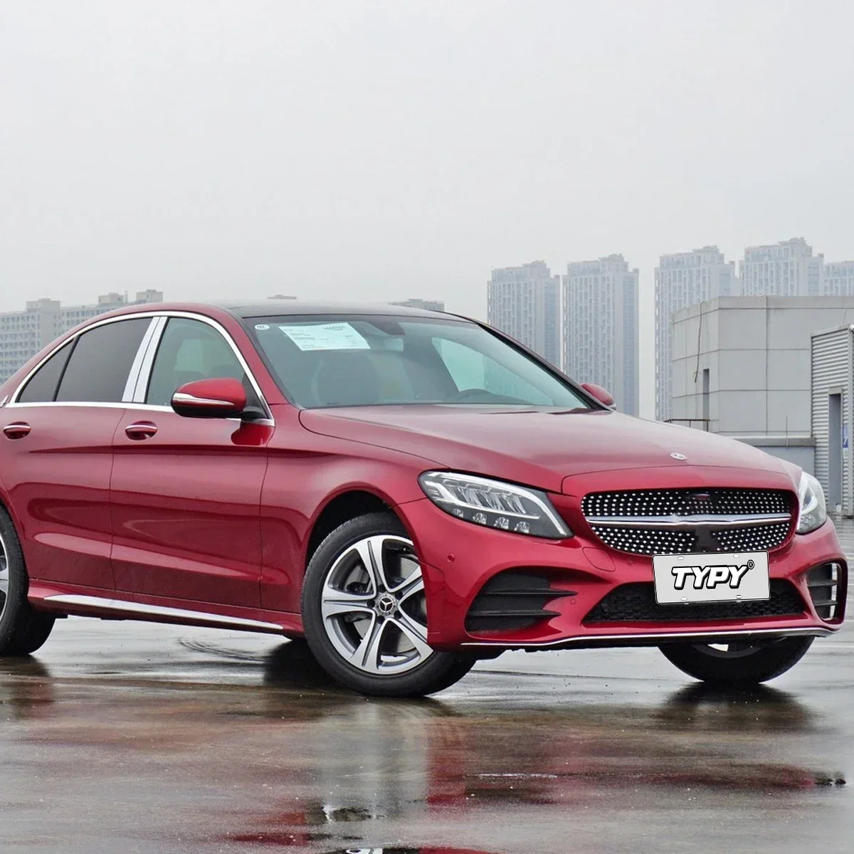 

TYPY Новый светодиодный налобный фонарь, модифицированный для Benz C Class W205 Фара 2015-2020, динамический сигнальный налобный фонарь, автоаксессуары