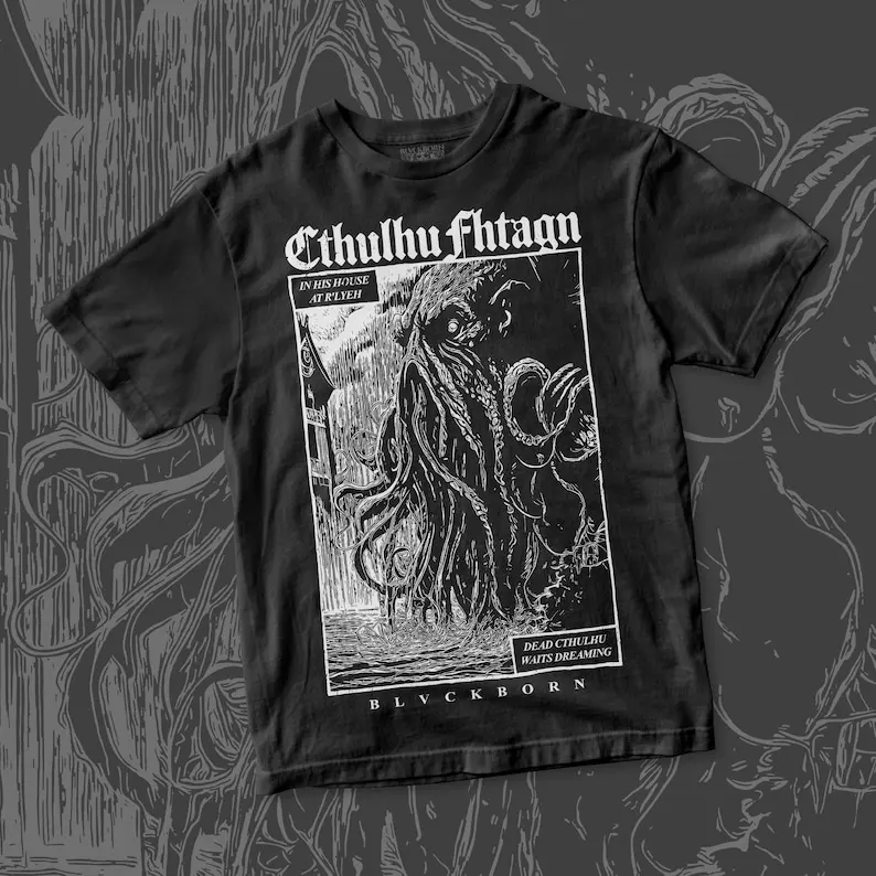 Cthulhu Fhtagn cotton shirt