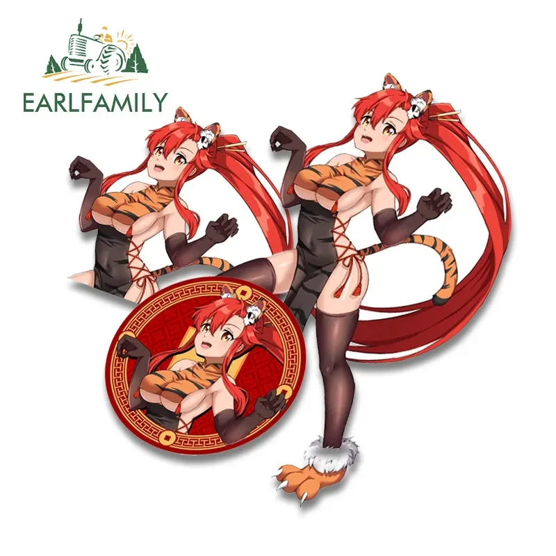 

EARLFAMILY 13 см для Yoko, автомобильные наклейки, простые креативные наклейки, окклюзия, царапины, автомобильные аксессуары, лобовое стекло, украшение для каравана