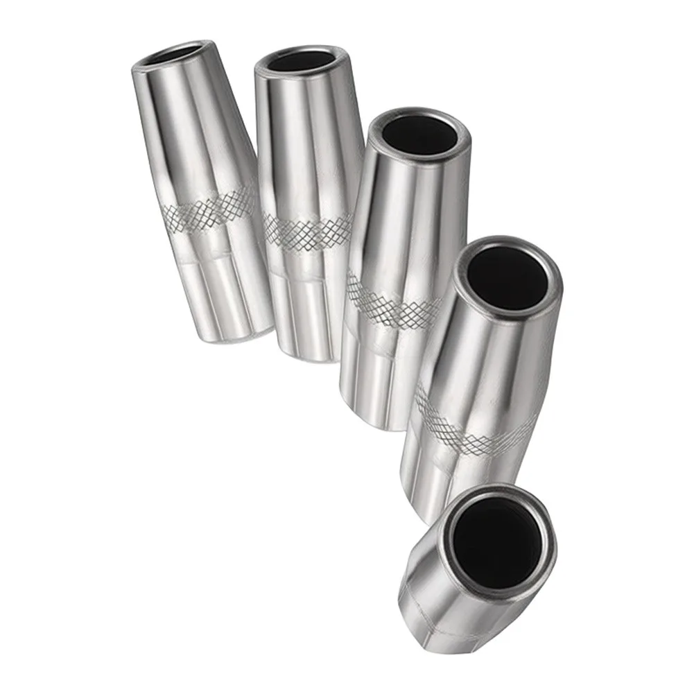 for mig Welding Nozzle Set 5 Pieces 1/2 Inch Bore Diameter for Workshop Construction for auto and Shipbuilding Maintenance