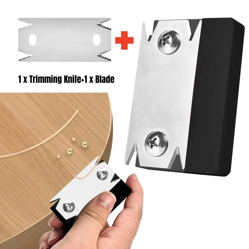 

Trimmer Wood Chamfering Fillet Scraper Board Deburring Tool Trimming Knife and Blade Woodworking Edge Corner Planer Edge Banding