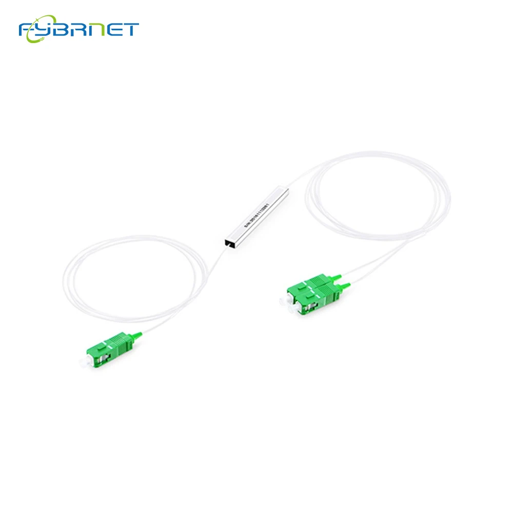 SC APC/UPC fiber optical PLC Splitter 1M 1x2, 1x4, 1x8, 1x16, 1x32 Mini steel type SC PLC Splitter