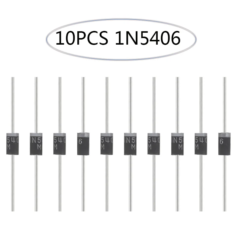 4 Value Schottky Diode Rectifier Diodes Kit 1N5406 1N5408 1N5819 1N5822 Fast Switching Diode,Each Modle 10PCS