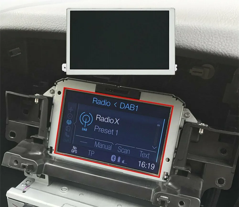 

Navigation Display for Ford Fiesta Focus Kuga Ranger Transit C-Max Nav MFD LOW Radio LCD