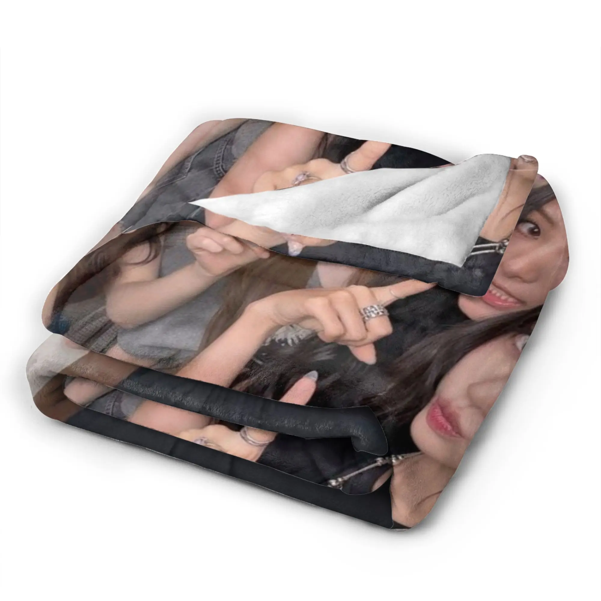 أنيق meovv kpop k-pop الفتيات مجموعة البطانيات فائقة النعومة المخملية مريحة رمي بطانية آلة قابل للغسل #4